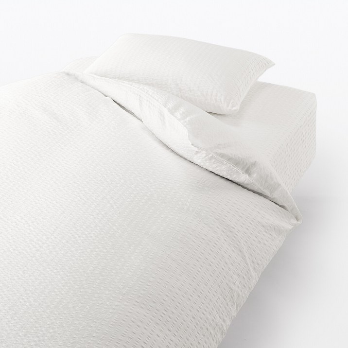 무인양품 MUJI 면 서커 이불 커버
