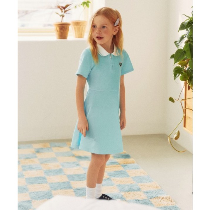 매장정품 베네통 BENETTON BENETTONKIDS 집업 피케 원피스_QAOP18531MT QAOP18531MT 629306