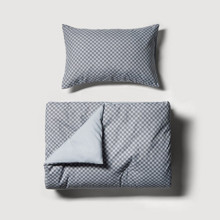 [JAJU/자주] 제인 피치스킨 차렵이불 블루