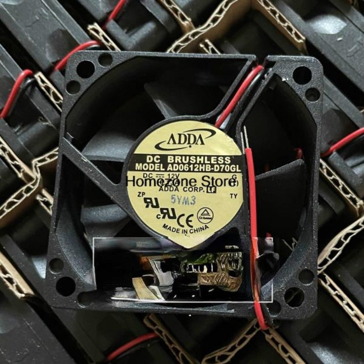 정식쿨러 ADDA AD0612HBD70GL 12V 0.13A 60x60x15mm 냉각팬 에이디디에이