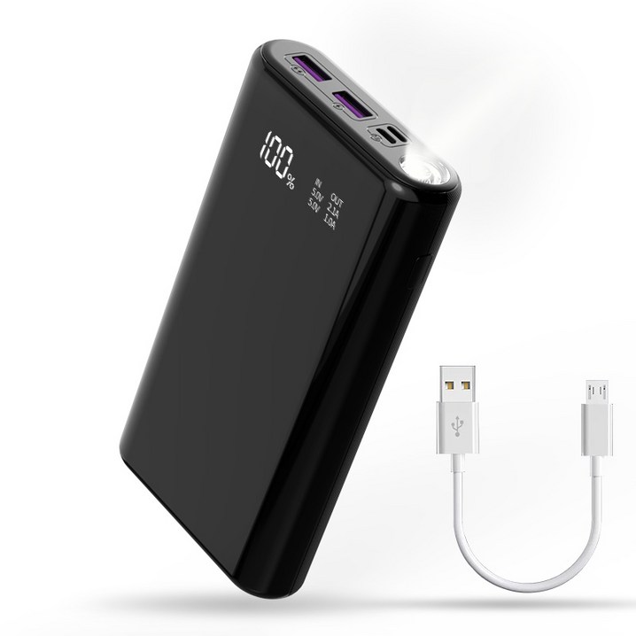 큰용량 대용량 보조배터리 30000mAh 핸드폰 충전기 보조 밧데리 LCD 잔량표시 무드등 큰용량 대용량 보조배터리 30000mAh 핸드폰 충전기 보조 밧데리 LCD 잔량표시 무드등