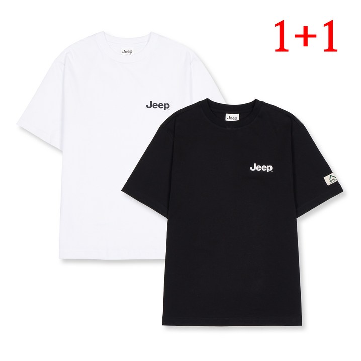 11 JEEP 지프 30수 스몰로고 반팔티 2PACK