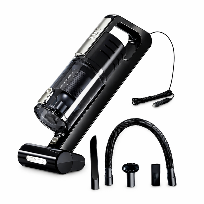초강력흡입 라그니 차량용 자동차 청소기 핸디 유선, 블랙, RGN001