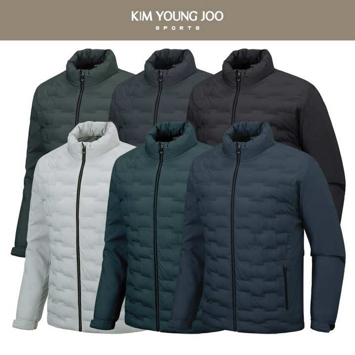 가을겨울용김영주스포츠 남성 웰론 경량 패딩 점퍼 MJ100