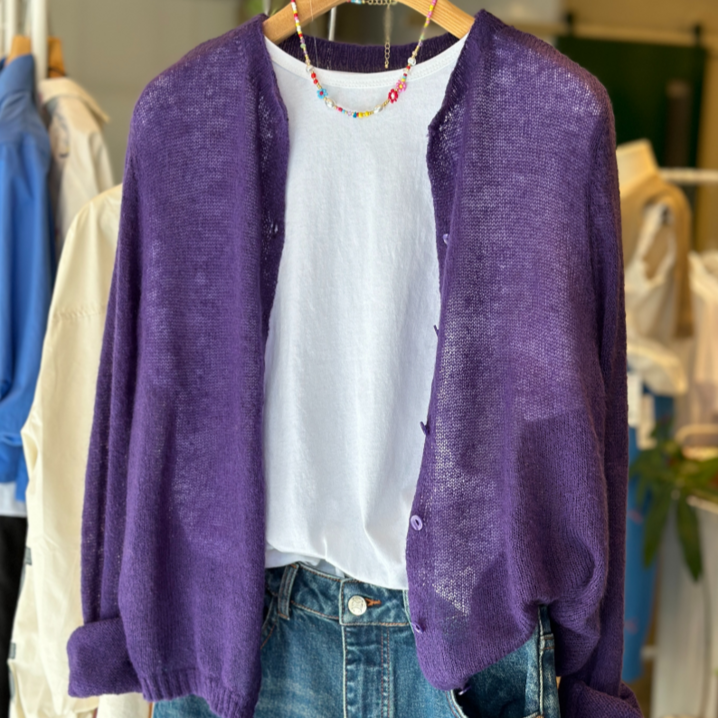 소소의옷장 데일리 모헤어 울 단추 긴팔 가디건 가을색상 5가지컬러 무료배송