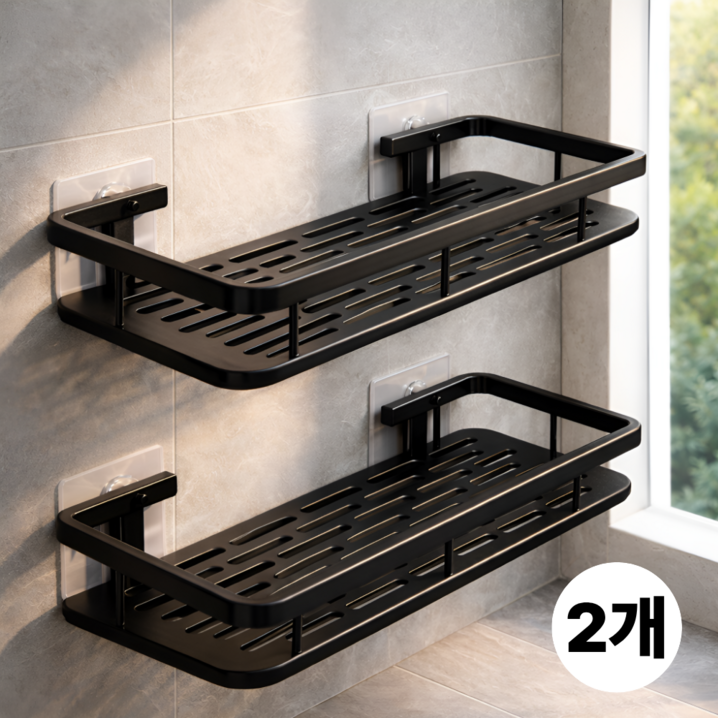 리브로이 무타공 욕실 선반 정리함