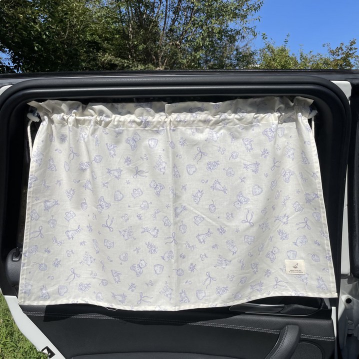 미소네이처 차량용 아기 햇빛가리개