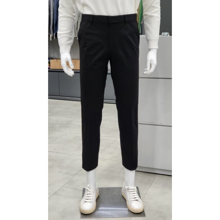 브렌우드 코오롱 브렌우드 블랙 크롭핏 슬랙스