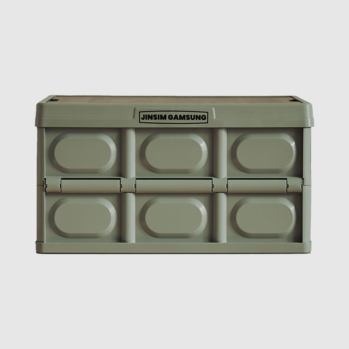 진심감성 다용도 수납 폴딩박스, 교토말차, 56L, 1개