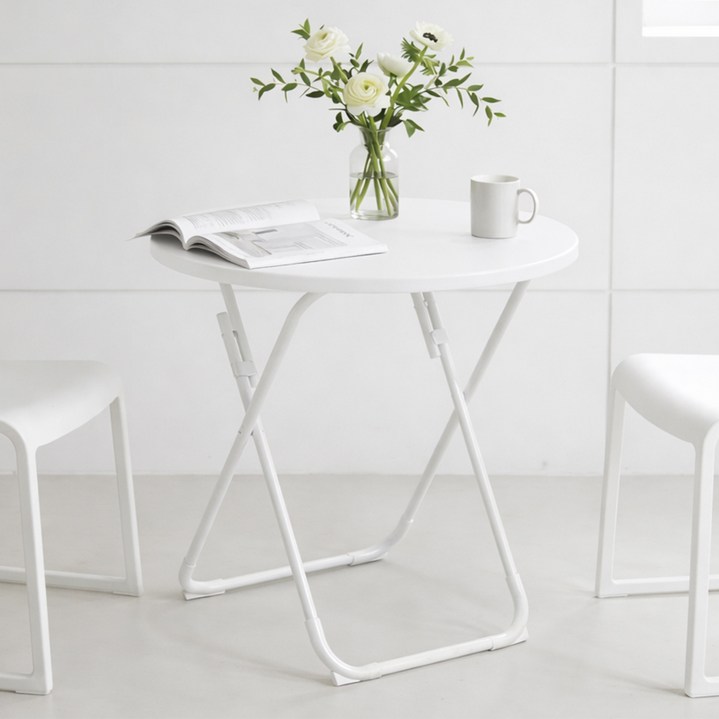 코멧 홈 접이식 원형 테이블