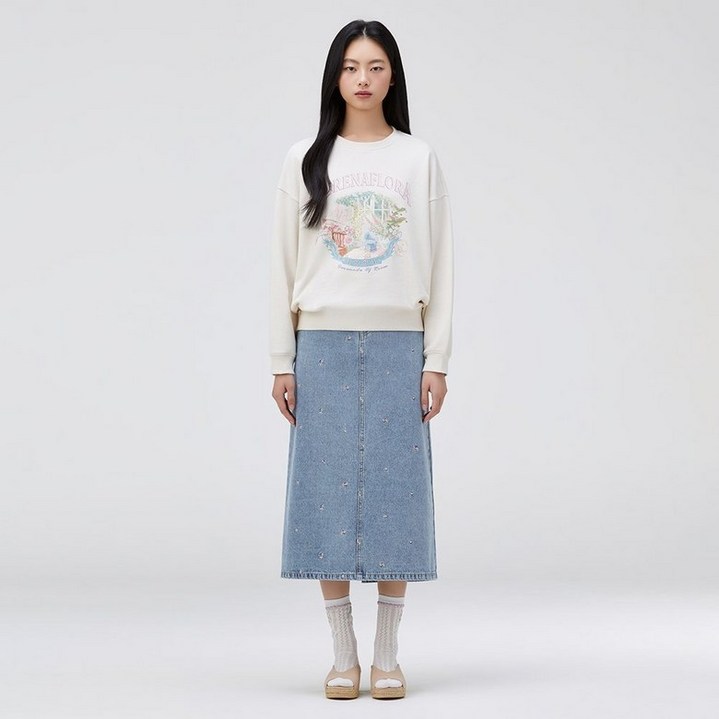[여성]러블리 무드 스웻셔츠 (T262MST131W)