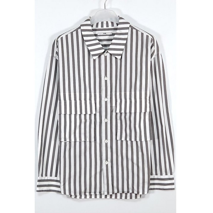 시스템옴므 구제 긴팔 셔츠 T2063 100 빈티져스