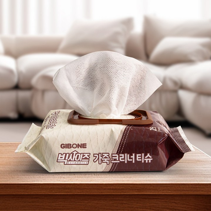 기본에 빅사이즈 가죽 크리너 티슈 캡형 25매