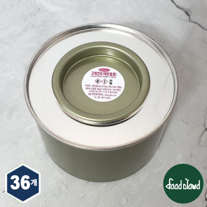 영진화학 친환경 고체연료 에탄올겔, 36개, 250ml