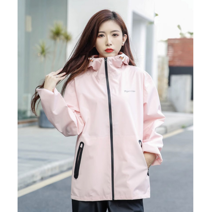 비오는 날도 스타일리시 남녀 고급 골프 우의 상하세트 캠핑 배달 필수 휴대용 레인슈트
