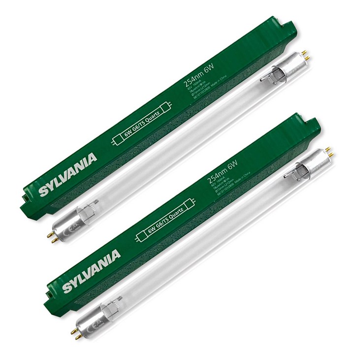 7스토어 실바니아 살균램프 6W  2개