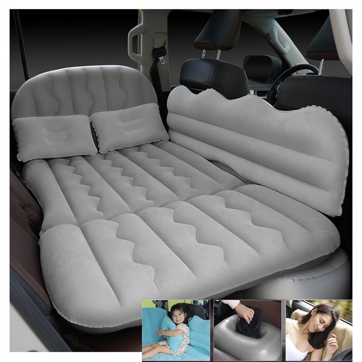 차량용 에어매트 차량 뒷자리 매트 카매트리스 SUV/승용차 자동차 여행침대 전용 분리형 에어매트 차박 캠핑 됫좌석 메트리스 침대 여행