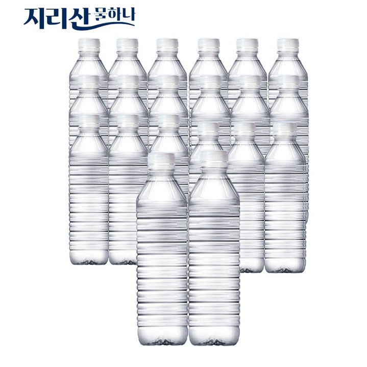 지리산 물하나 무라벨 생수 ECO, 500ml, 40개