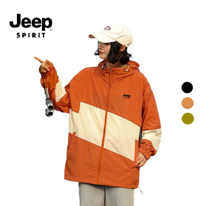 JEEP Spirit (지프 스피릿) 경량바람막이 자외선차단 윈드브레이커 JP-9612