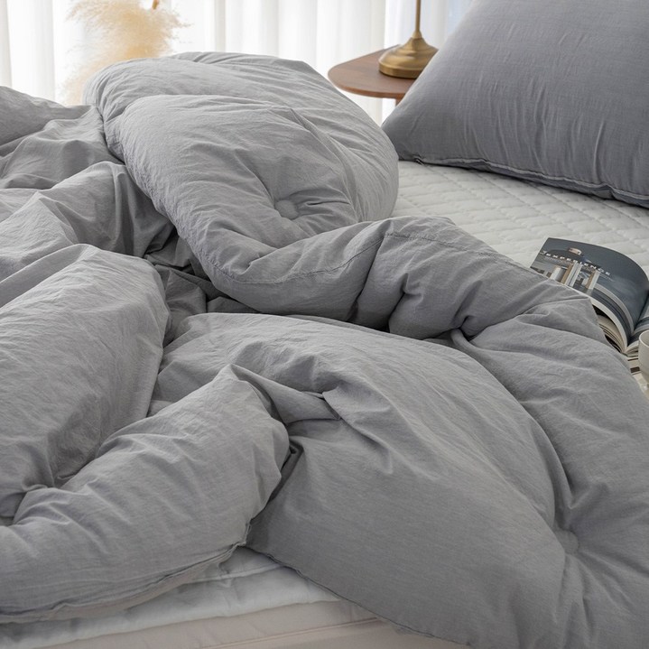 드라우닝 100 순면 사계절 이불 패드 베개커버 침구 세트