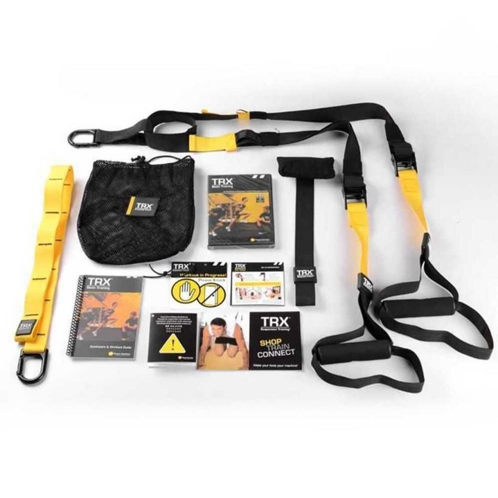 TRX밴드 홈짐 튜빙밴드 저항 옐로우 버클 전신 운동 복부근육