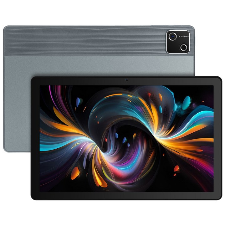Wqplo G13 태블릿PC 10.1인치태블릿 30G+128G 안드로이드 15 6200mAh 배터리, 회색/Gray, 128GB, Wi-Fi
