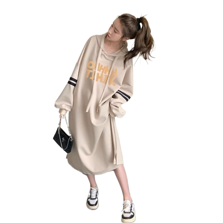 여성용 긴팔 일자형 원피스 빅 사이즈 환절기 원피스 뉴타임즈 1230YD21M