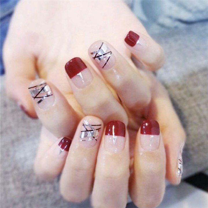 잇템샵 떳다! 트렌디 유리 네일스티커