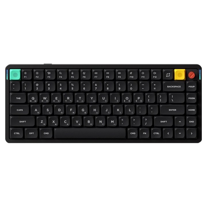 누피 로우 프로파일 블루투스 기계식 유무선 텐키리스 키보드, 저소음나노블러시축, AIR75 V3, 네뷸라 다크