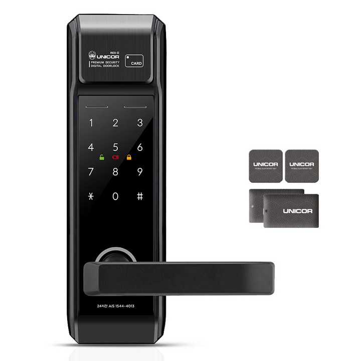 유니코 스마트 손잡이 있음 도어락 REXII