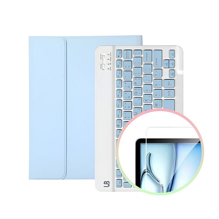 아이패드 에어11 M2 키보드 케이스액정 보호필름 1매 nys831Qz