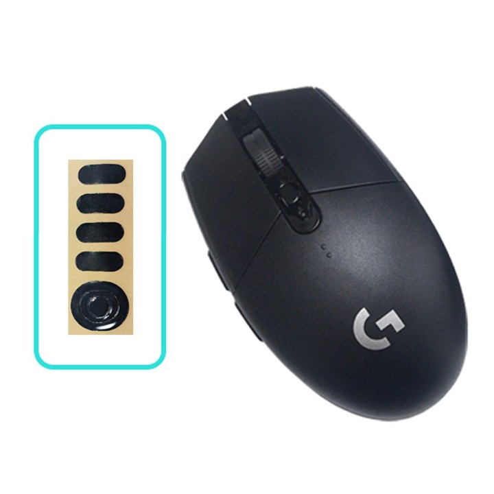 로지텍 G304 LIGHTSPEED 게이밍 무선 마우스 MR0071 피트 세트