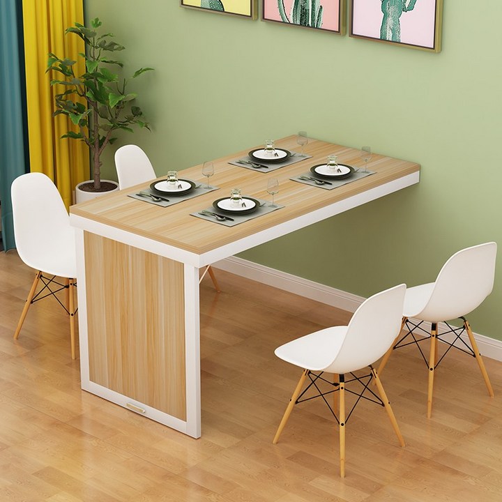 벽걸이테이블 접이식 벽걸이 식탁 벽부착 접는 식탁 2인용 4인용 테이블