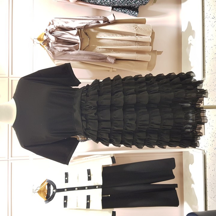 샤틴 S253K561 신상원피스 예쁜원피스 편안하고 귀여운 허리스트링 캉캉원피스