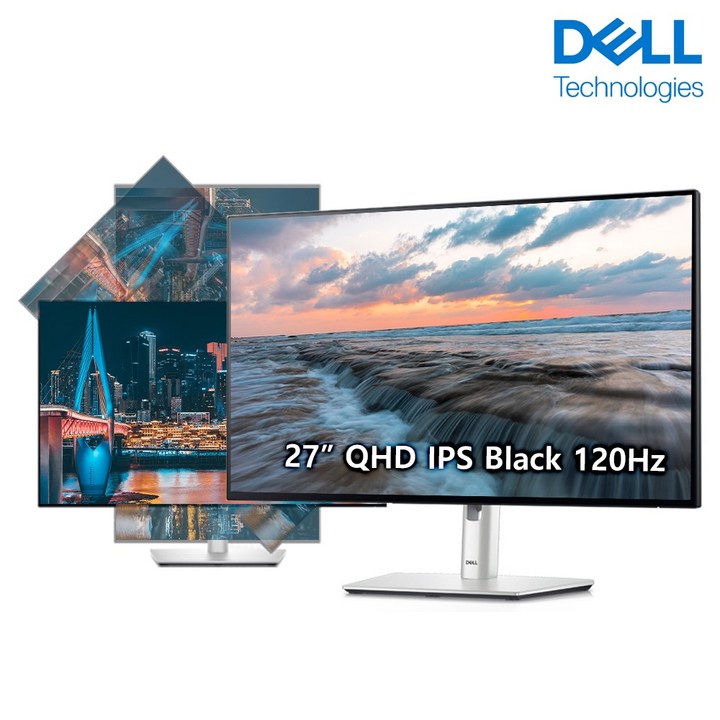 [DELL] 델 울트라샤프 U2724D 27형 QHD IPS Black 120Hz, U2724D
