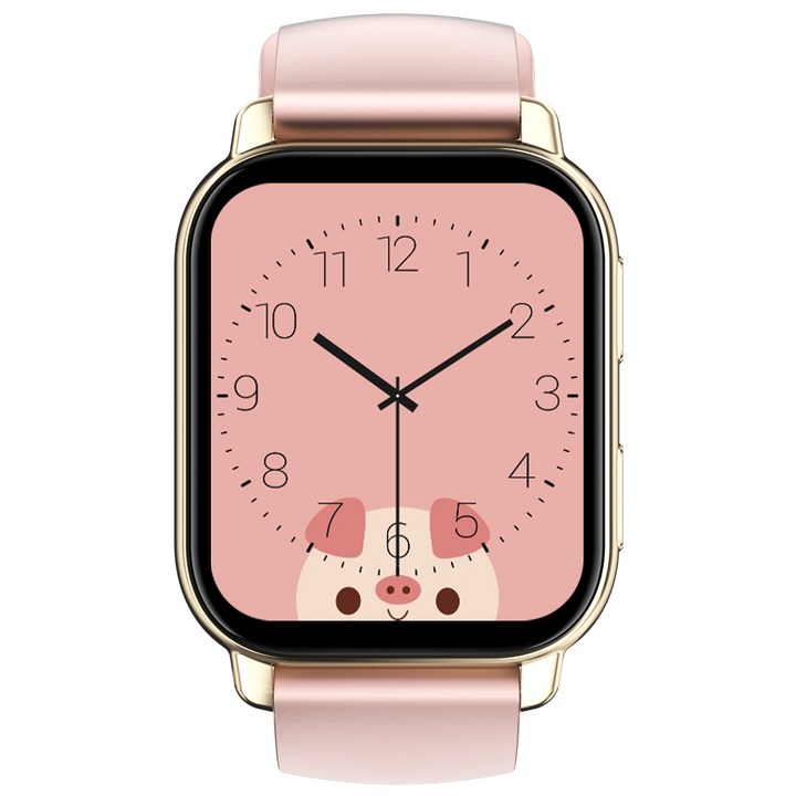 한정특가통화가능 블루투스 스마트워치 P5S 1.85인치 대화면 한글판, 22mm, 골드