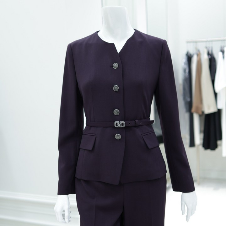 린 여성 자켓 심플 기본 출근코디 자켓.숏자켓.노카라자켓.벨트자켓.기본자켓.DH2802138