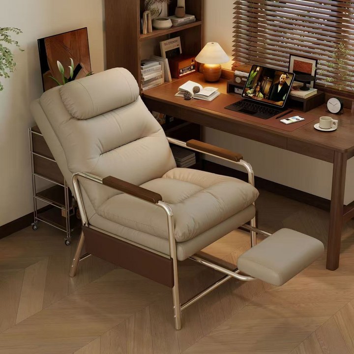 H N Quality Home 리클라이너 조절, 편안한 쿠션, 1개, 흰색
