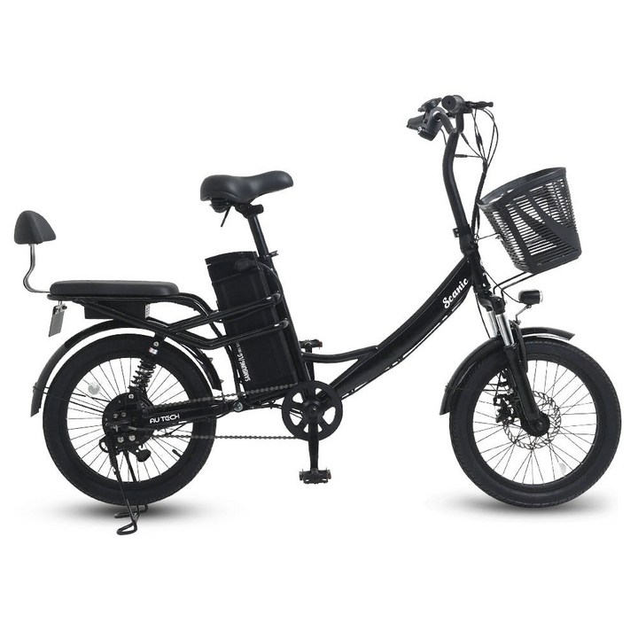 스카닉 5X AU테크 48V 10Ah 전동전기자전거 바구니