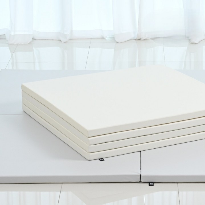 논슬립 유아매트 아기 놀이방 거실 복도 층간소음매트 폴더매트 비피프렌즈, 그레이