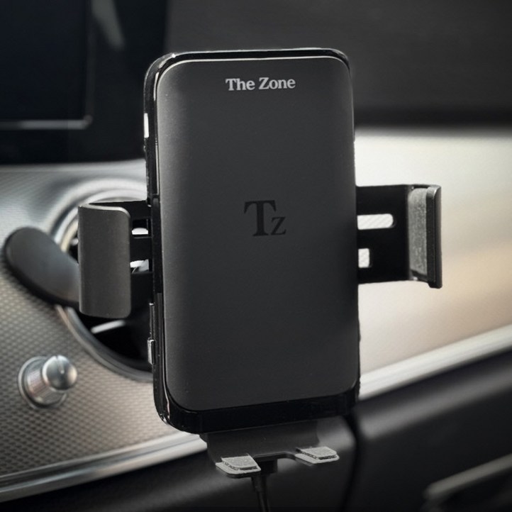 더존 차량용 FOD센서 고속 무선충전 핸드폰 거치대 TZC100