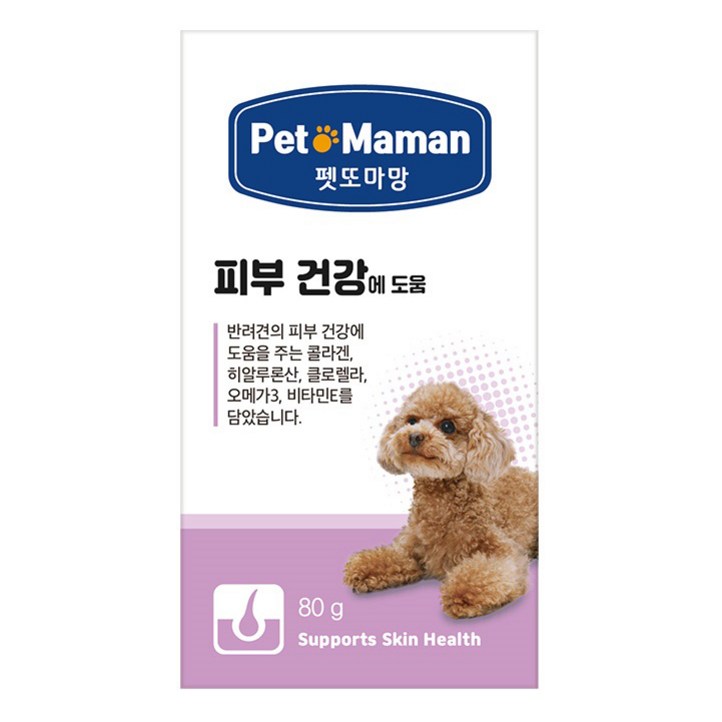 펫또마망 피부 건강에 도움 피부영양제 80g