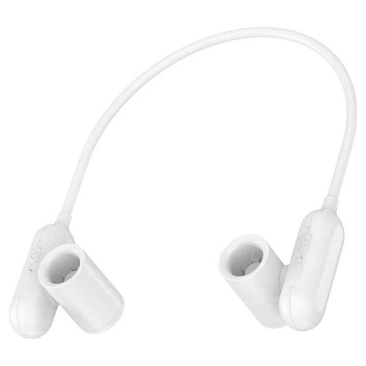 하이온 무선 넥밴드 휴대용 목걸이 선풍기, H57, 화이트