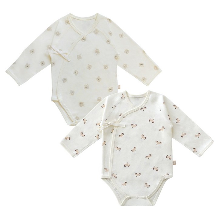 베이비앤아이 사계절 배냇슈트 2종 세트