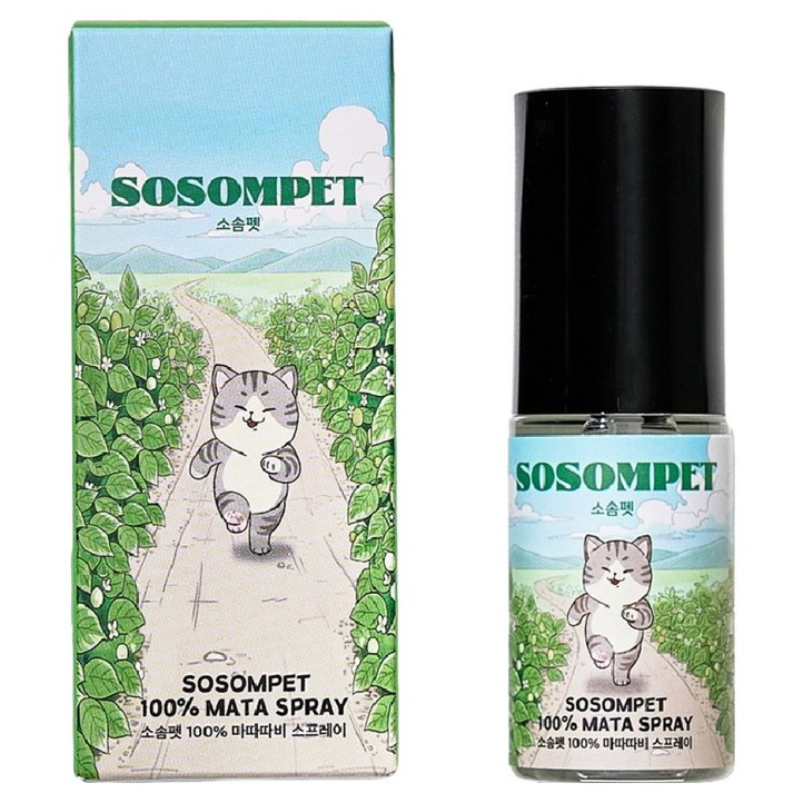 소솜펫 고양이 국내산 마따따비추출물 스프레이