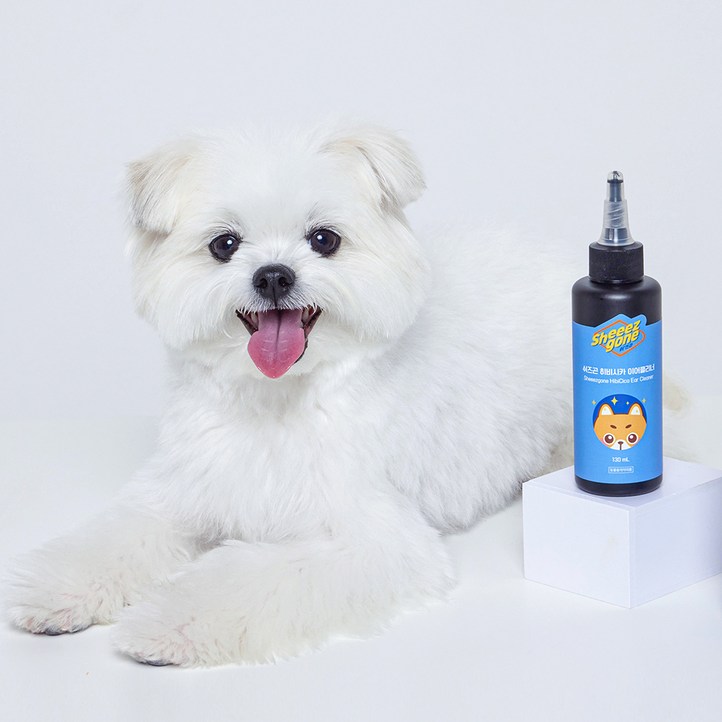 쉬즈곤 반려동물 히비시카 이어클리너 저자극 귀세정제, 130ml, 1개 쉬즈곤 반려동물 히비시카 이어클리너 저자극 귀세정제, 130ml, 1개