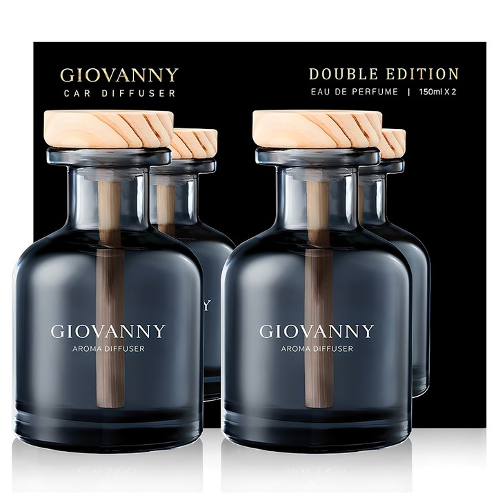 GIOVANNY 차량용 방향제 150ml, 블랙체리, 4개
