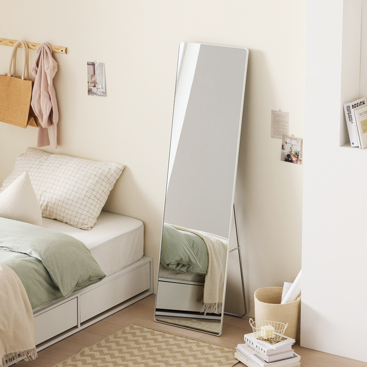 데코퍼니처 라운드 슬림 전신거울