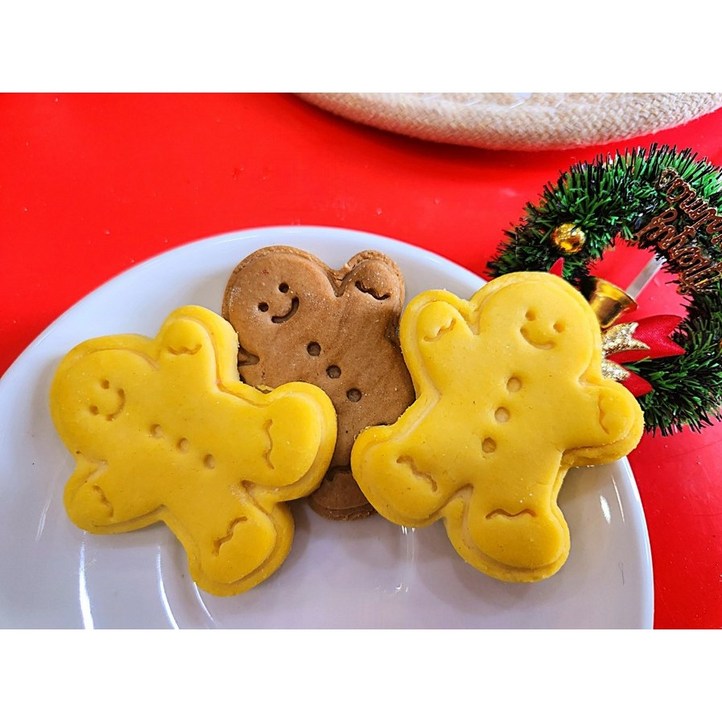 강아지크리스마스선물 수제쿠키 3개입 수제간식