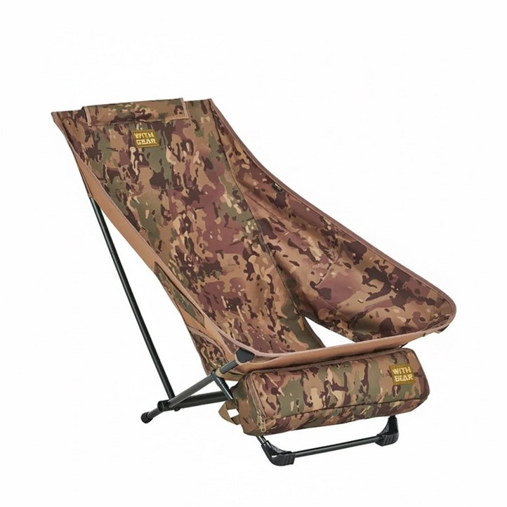 위드기어 체어카보2 FCCV2 초경량 레스트 국내 제작국산 접이식 캠핑의자, 밀리터리카모, 1개